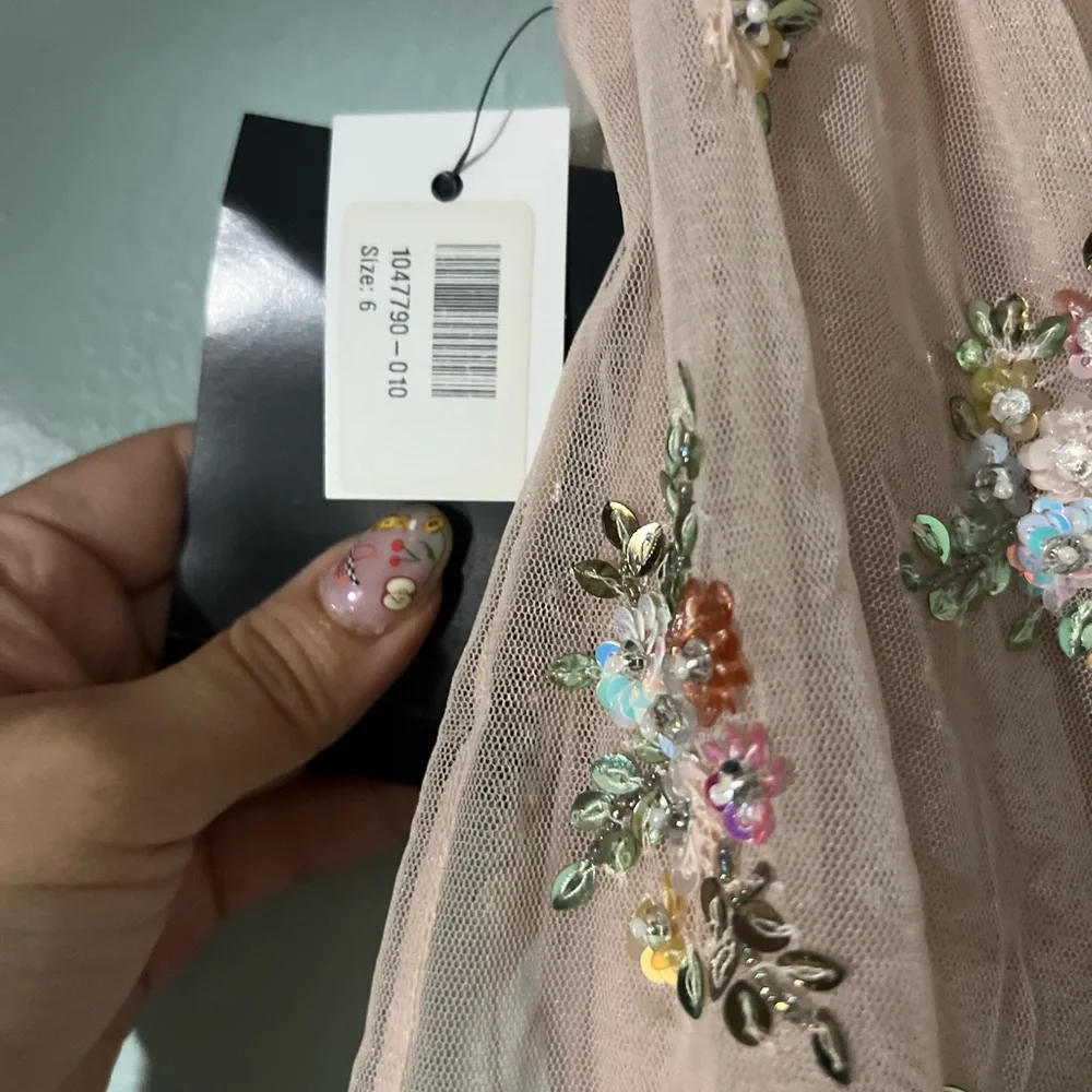 Needle & Thread Bow Embellished Crop Top - Picture 7 of 7